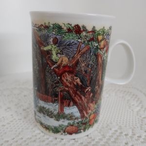 Dunoon Mug Stoneware "Gathering Mistletoe'